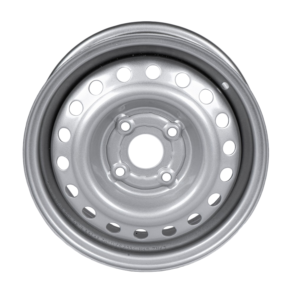 Диск штампованный R13 5J 4x100/54.1 ET46 GANZ Silver GRN13009
