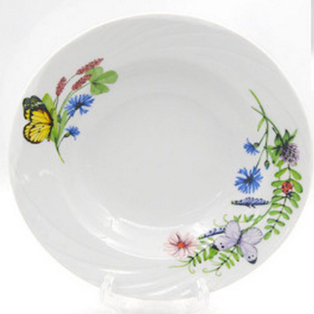 Тарелка глубокая 20см "НИМФА МИКС (Голубка)" 250мл, Беларусь.