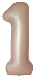 Цифра 1 Slim, Звездное Золото, Матовый в упаковке 40" Fm