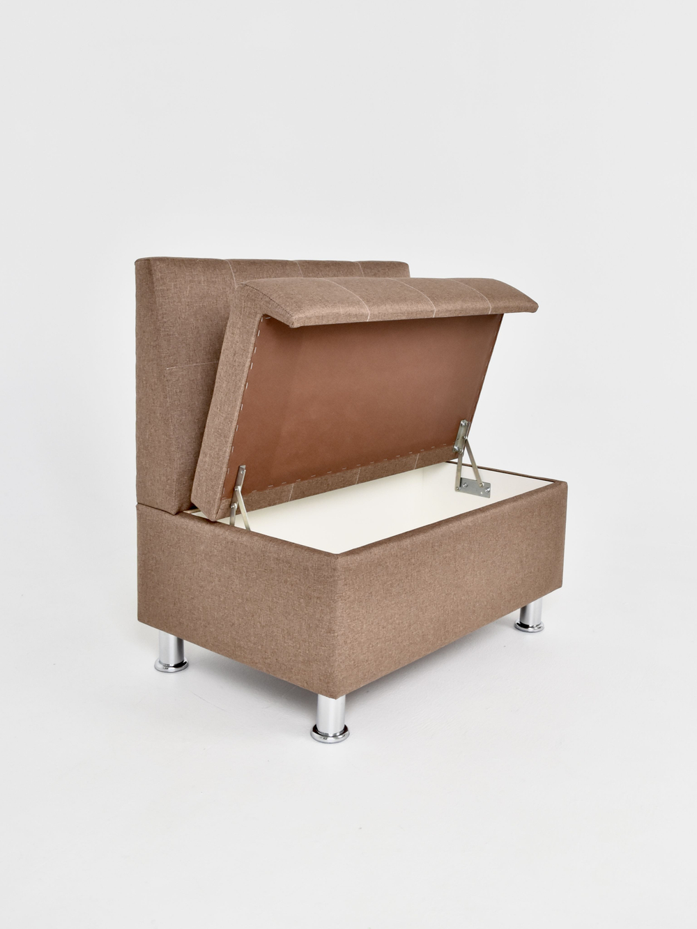 Стильный компактный диван Фабрики ОНИКС из практичного и износостойкого материала с оригинальным дизайном, вместительным ящиком для хранения, мягким наполнителем для дома, дачи и офиса