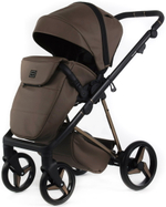 Детская коляска Adamex Quantum Superstar Deluxe 2 в 1 Q-STAR151-K (КОР.КОЖА+КОР.ДНО+КОР.РАМА)