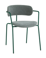 Стул Дженни букле зеленый каркас зеленый полуглянцевый муар