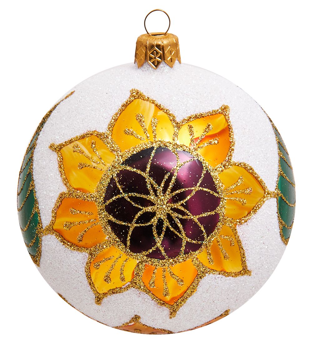 Элита НФШ-1193/2 Ел. украшение Шар «Подсолнух» 95 мм