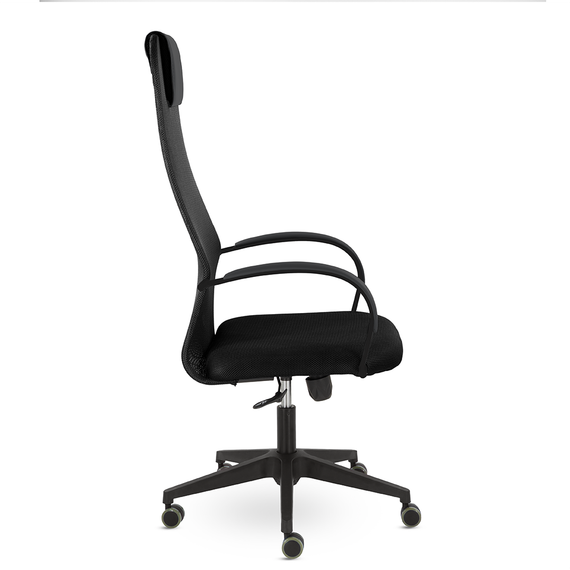 Кресло СН-602 Соло Макс пластик SoloBL Ср S-0401/TW-01/Е11-к (черный)