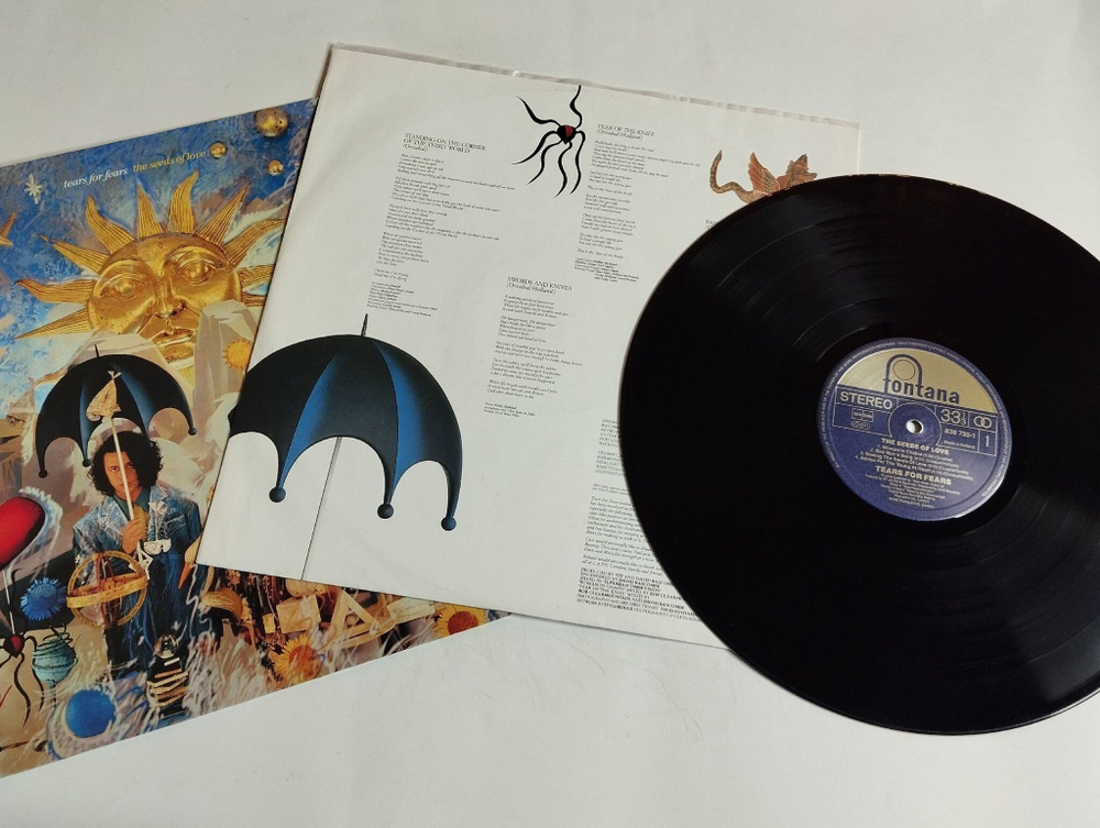 Винтажная виниловая пластинка LP Tears For Fears The Seeds Of Love (Holland 1989)