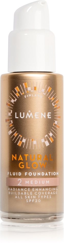Lumene Natural Glow - Осветляющий тональный крем для естественного вида SPF 20, 30 ml