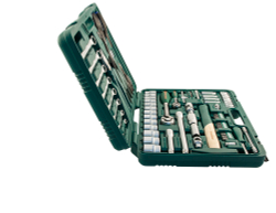 S04H52477S Набор инструмента универсальный 1/4", 1/2"DR, 77 предметов