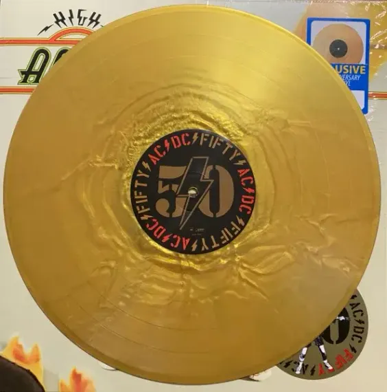AC/DC – High Voltage (Coloured Gold) LP