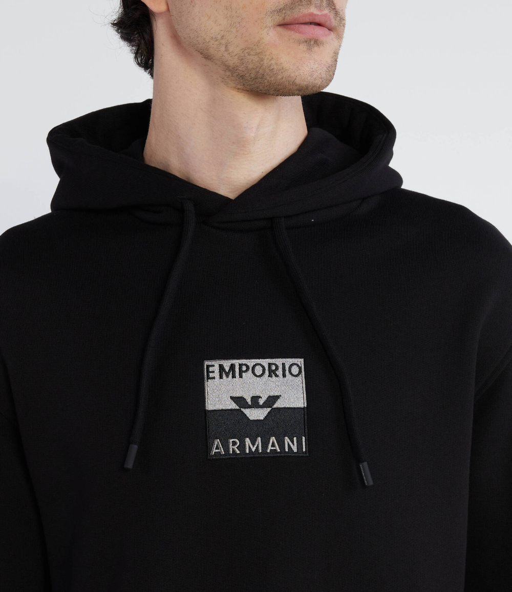 Худи Emporio Armani - черный(6R1MCN 1JWPZ)
