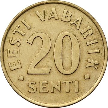 20 сентов 1996 Эстония