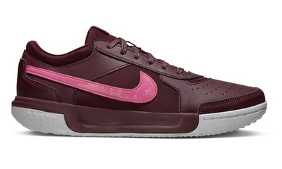 Женские Кроссовки теннисные Nike Zoom Court Lite 3 Premium - burgundy crush/pinksicle/hyper pink