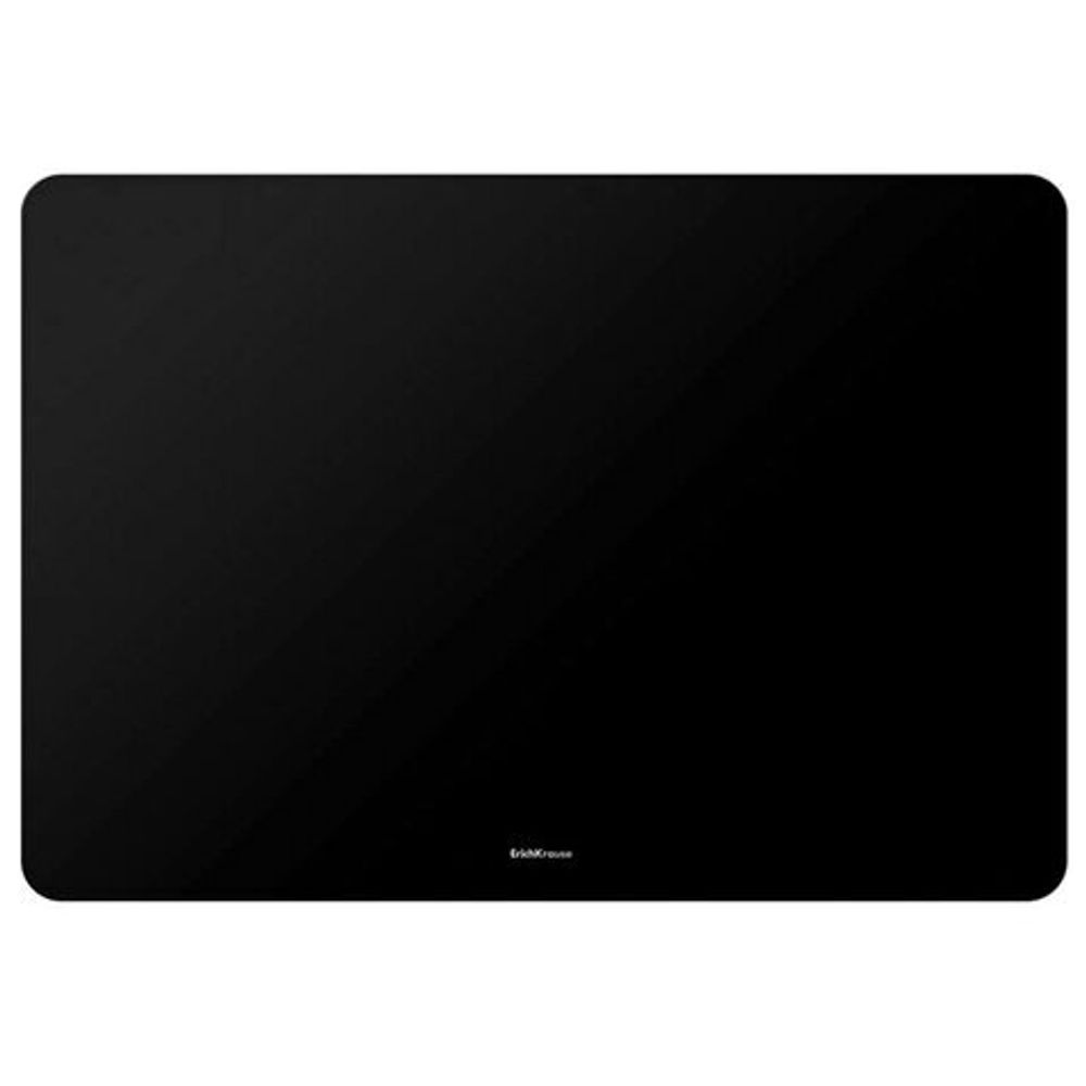 Коврик-подкладка настольный ERICH KRAUSE "Matt Total Black", A2 (660х440 мм), черный, 61240