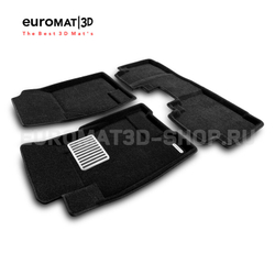 Коврики салона для GREAT WALL Hover H6 (2014-) Euromat 3D Lux черные. Арт. EM3D-002551