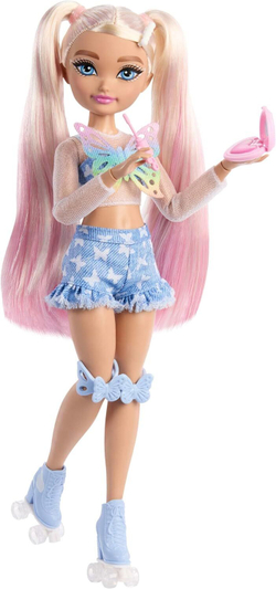 Кукла Barbie Dream Besties Малибу на роликах JFX96