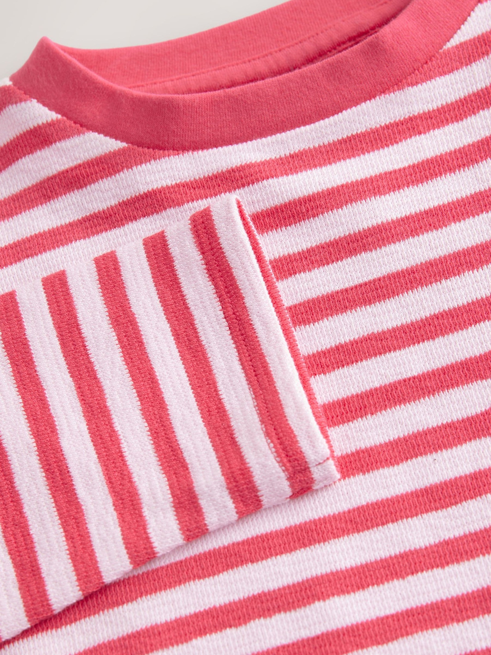 Лонгслив для девочки Next E44-332, Красный, Белый