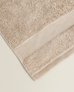 ZARA HOME ПОЛОТЕНЦЕ ИЗ ХЛОПКА ВЫСШЕГО КАЧЕСТВА, БЕЖЕВЫЙ