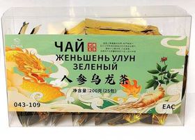 Чай китайский зеленый Cemya Жень Шень Улун 25 пак по 8гр