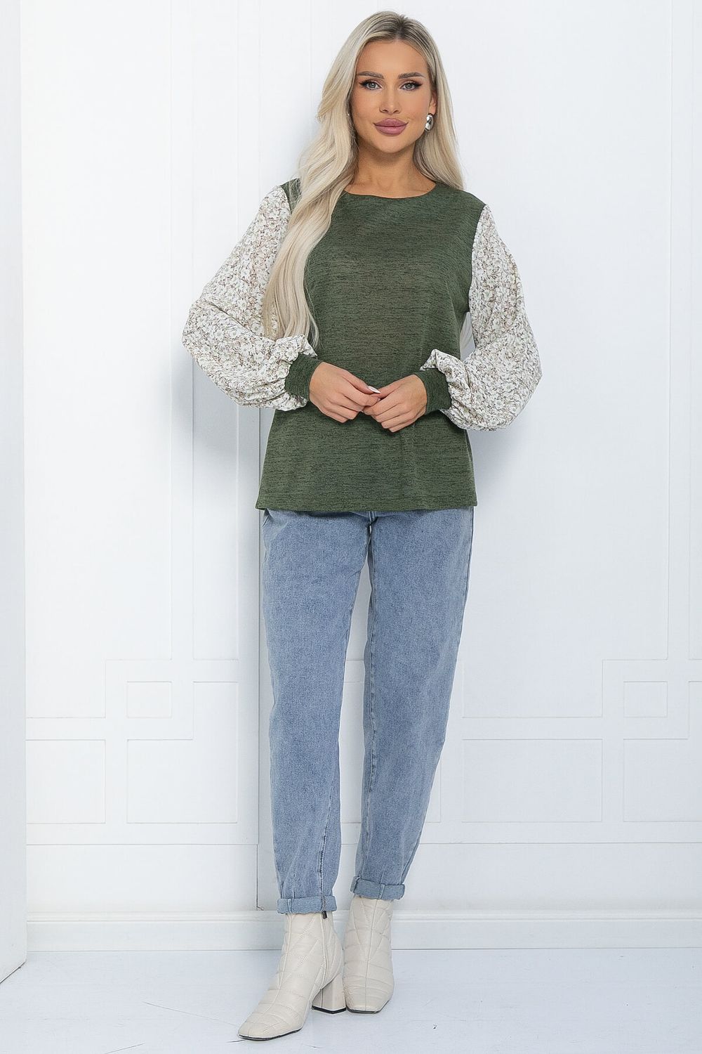 Джемпер Василиса (хаки) Б12250-30 LT Collection