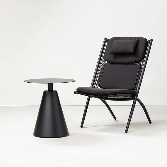 Столик кофейный Marius, Ø50х55 см, черный