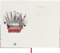 Блокнот Moleskine LE I AM LONDON 130х210 мм 240 стр в линейку (LEQP060IAMLO) 2