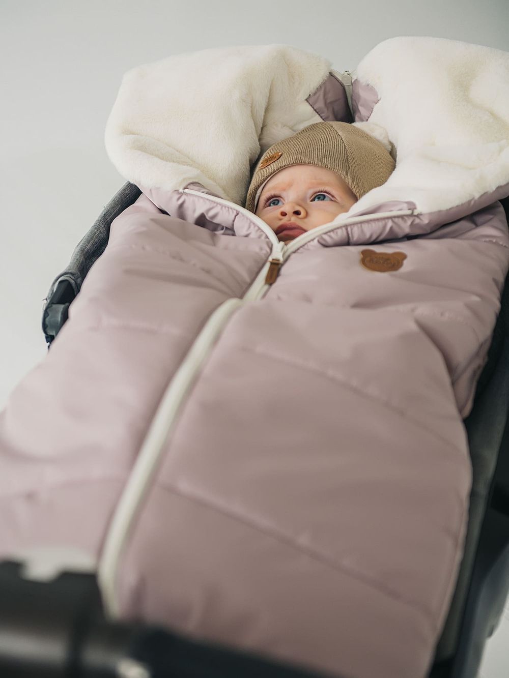 Конверт-одеяло "Пепельная роза" 0+