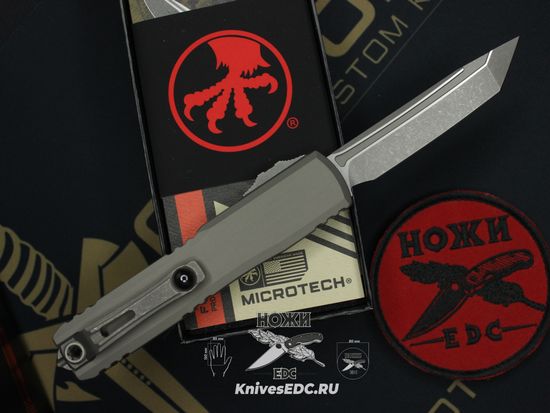 Нож Microtech Ultratech ZBP 1123-10APNC Natural Clear T/E Apocalyptic M390MK - Zero Blade Play