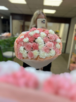 Букет с диантусами