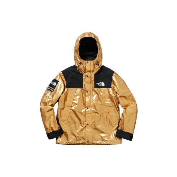 Supreme SS18 The North Face Metallic Mountain Parka Gold