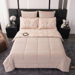 Комплект постельного белья на резинке Сатин Velouria Luxe с Одеялом VLR003