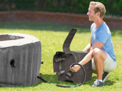СПА-бассейн Intex PureSpa Greywood Deluxe 165/216х71 см с круговым пузырьковым массажем (28442)