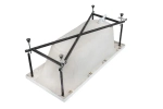 Акриловая ванна Aquanet Light 160x70 (с каркасом)