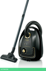 Пылесос Bosch BGL38GOLD черный/золотистый