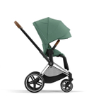 Коляска Cybex Priam IV 3 в 1 цвет Leaf Green на шасси Chrome Brown