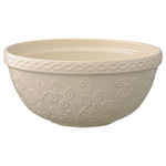 Миска кремового цвета с рельефным узором Ягоды Тайги из коллекции russian north, 2,5л