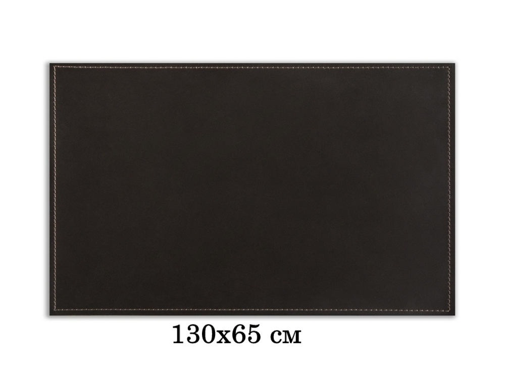 Бювар прямоугольный серия "Классика" 130x65 см кожа Cuoietto цвет темно-коричневый шоколад.