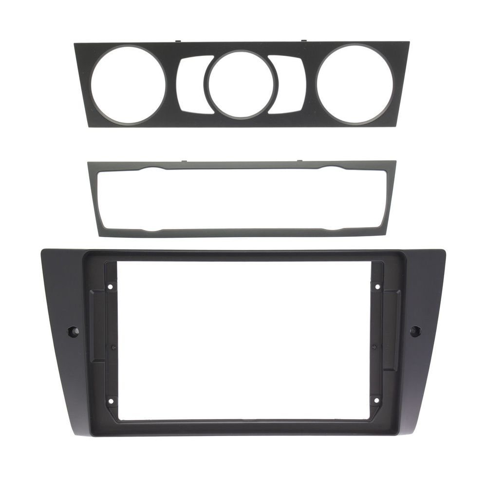 Комплект рамки с разъёмами 9" BMW 3-серия E90 2006-2011 (кондиционер/климат) - Car-Smart 170CON/CL