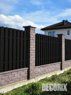 Аэрозольная грунт-эмаль по ржавчине 3 в 1 краска для металла DECORIX 520 мл глянцевая в баллончике черная - комплект 2 шт