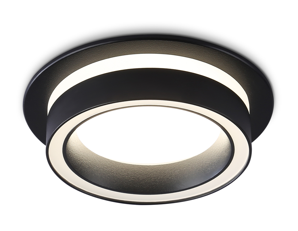 Светильник встраиваемый TN5241 BK черный GX53 D110*42