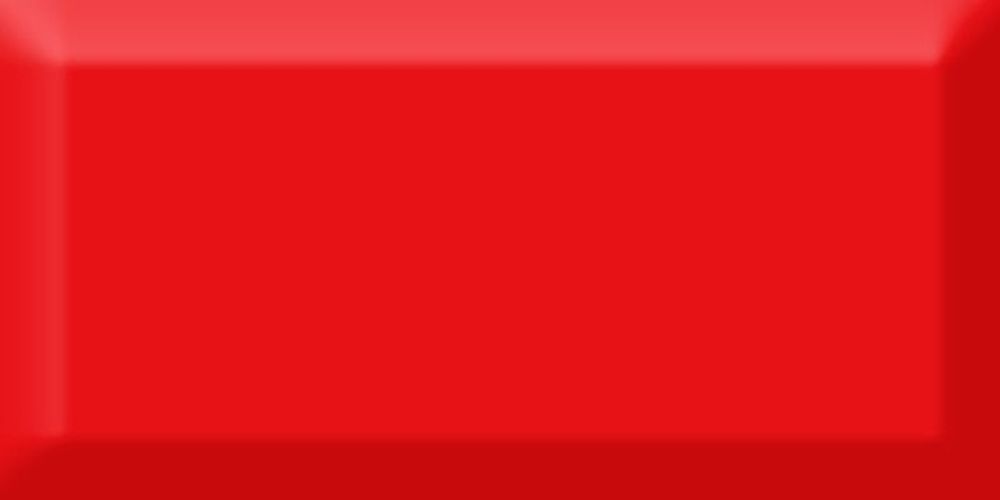 Настенная плитка Monocolor Rojo Biselado Brillo