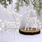 Подвеска «Волшебные рога» 10 см (набор 2 шт), белый