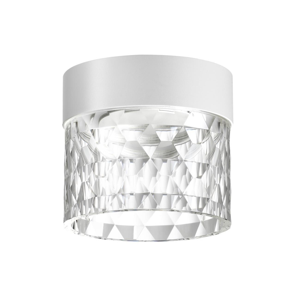 358997 OVER NT23 332 белый Светильник накладной светодиодный IP20 LED 4000K 10W 85-265V AURA