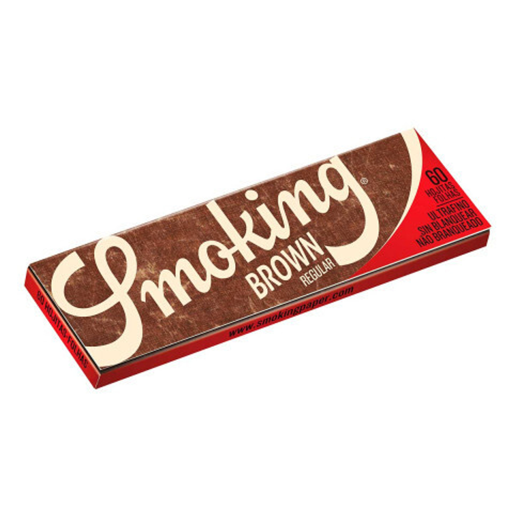 Бумага для самокруток SMOKING REG BROWN (Коричневая, Прозрачная) 60л.