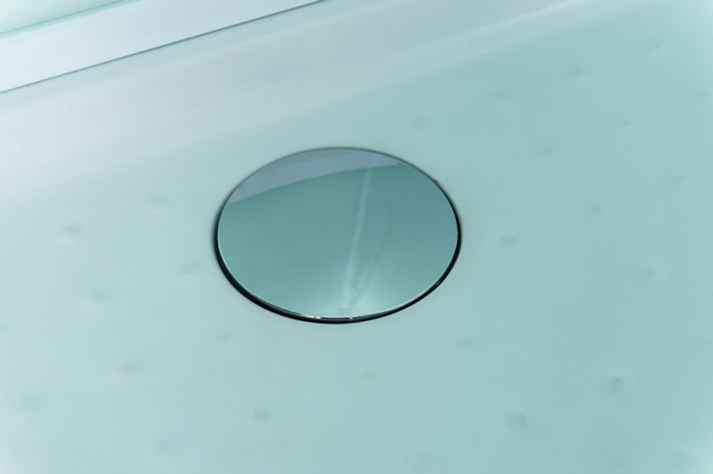 Душевая кабина Esbano (Эсбано) ES-L108CKR, с низким поддоном, с электрикой и LED освещением, 100х80х210