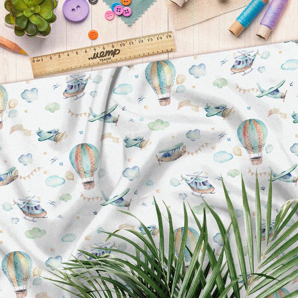 Ткань оксфорд 600 самолёты вертолёты воздушные шары