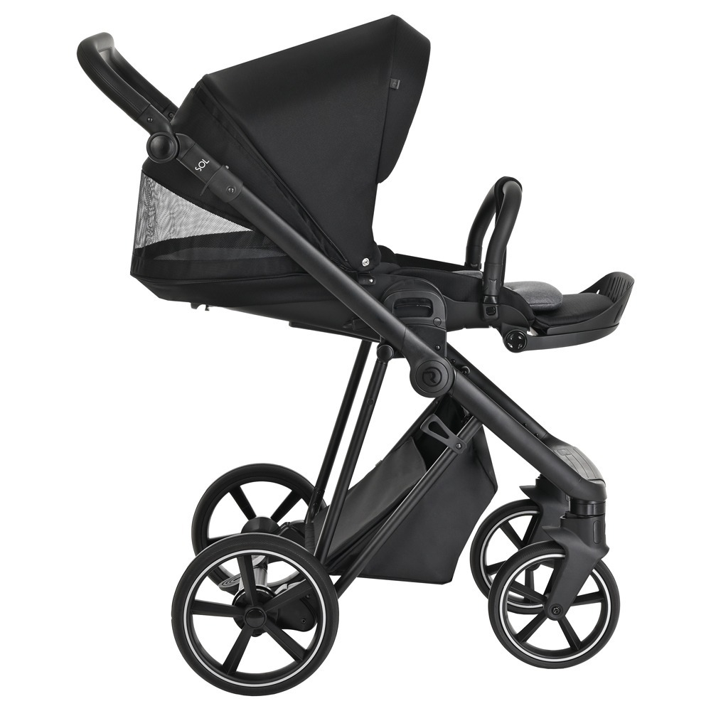 Roan Коляска 2 в 1 Sol Raven Black