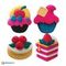 Plastilindən Fiqurlar Lori Heykəlciklər &quot;Вкусные пирожные&quot;