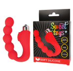 Вибромассажер Sweet Toys красный 11,5 см