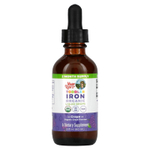 MaryRuth's, органические капли с железом, для детей от 1 до 3 лет, с виноградным вкусом, 3,5 мг, 60 мл (2 жидк. унции)