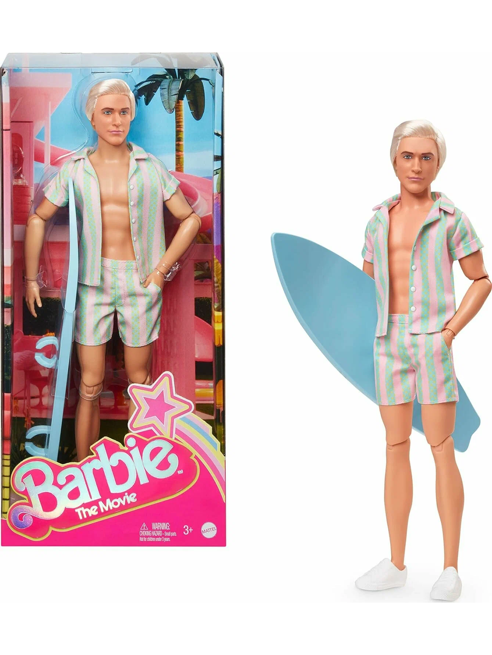 Кукла Кен Барби фильм JBJ54, Кен-серфер Райан Гослинг