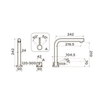 Смеситель Omoikiri Nara-GB